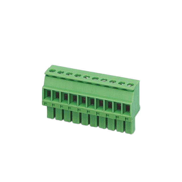 3 Position Terminal Block Plug, Female Sockets 0.150