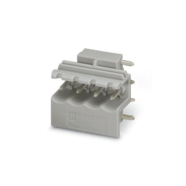 4 Position Terminal Block Header, Male Pins, Shrouded (2 Side) 0.197