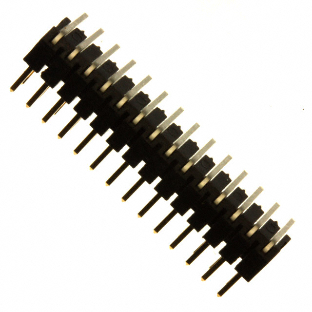 Connector Header Through Hole, Right Angle 28 position 0.079