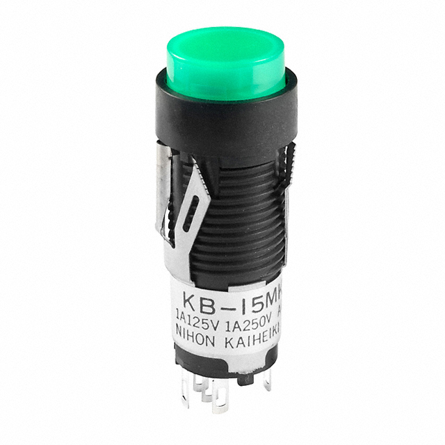 Pushbutton Switch SPDT Standard Panel Mount, Snap-In