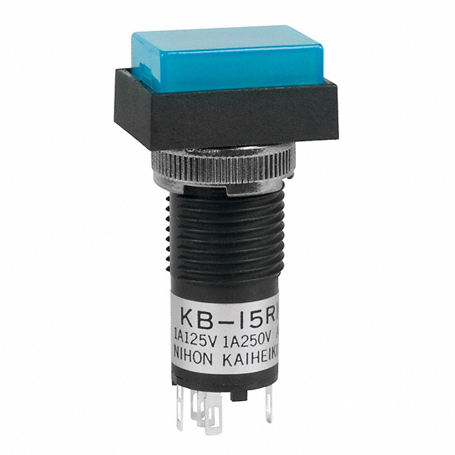 Pushbutton Switch SPDT Standard Panel Mount, Front