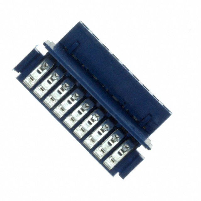 9 Position FFC, FPC Connector Receptacle 0.100