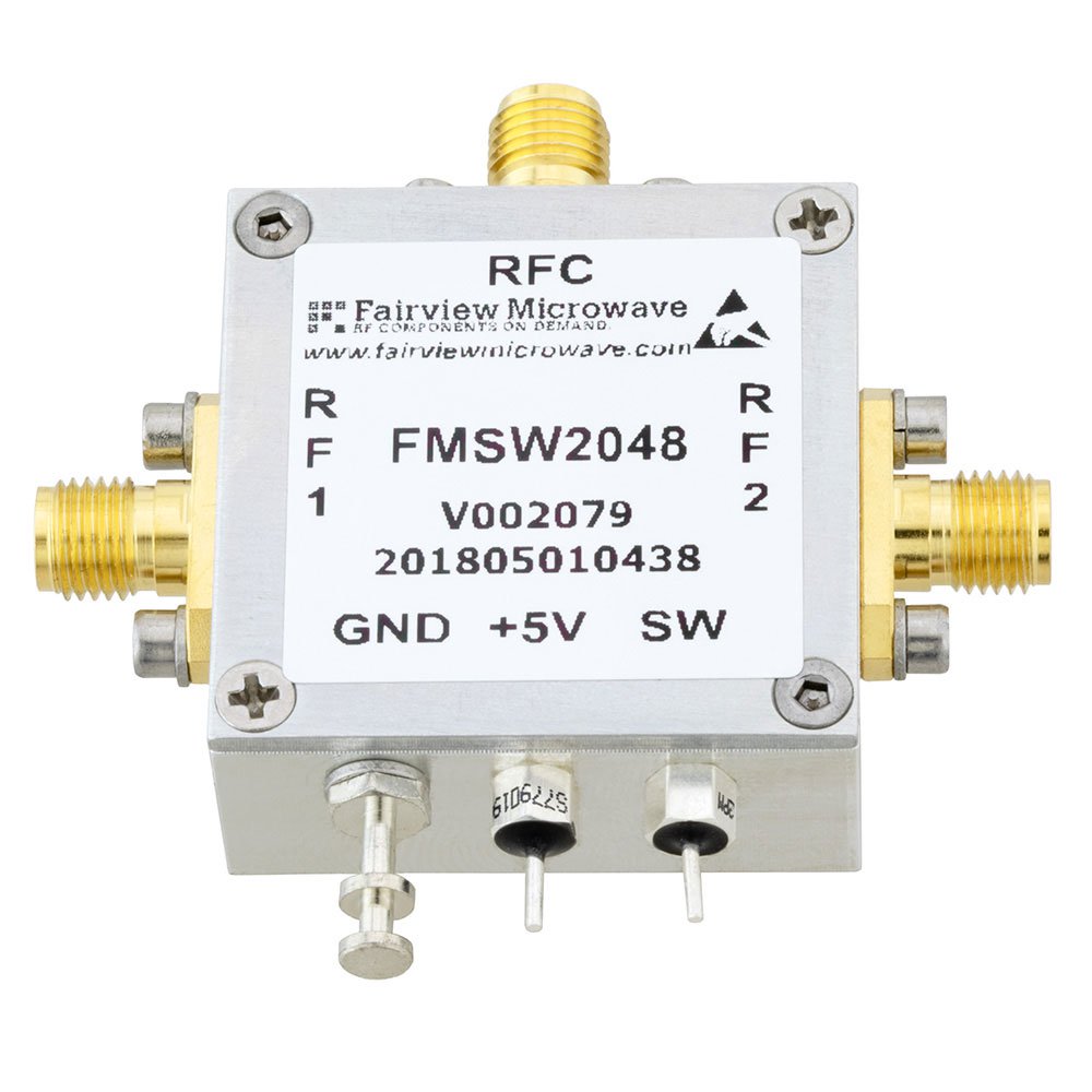 【FMSW2048】PIN DIODE SWITCH SMA SPDT 1.5GHZ