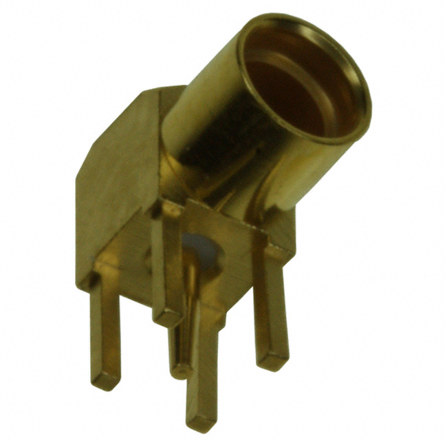 MMCX Connector Jack, Female Socket 50 Ohms Through Hole, Right Angle Solder