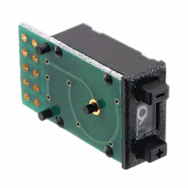 Thumbwheel Switch BCD Complement 0.1A @ 50VAC/DC Panel Mount, Snap-In