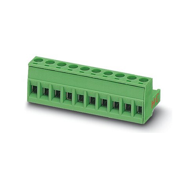 2 Position Terminal Block Plug, Female Sockets 0.200