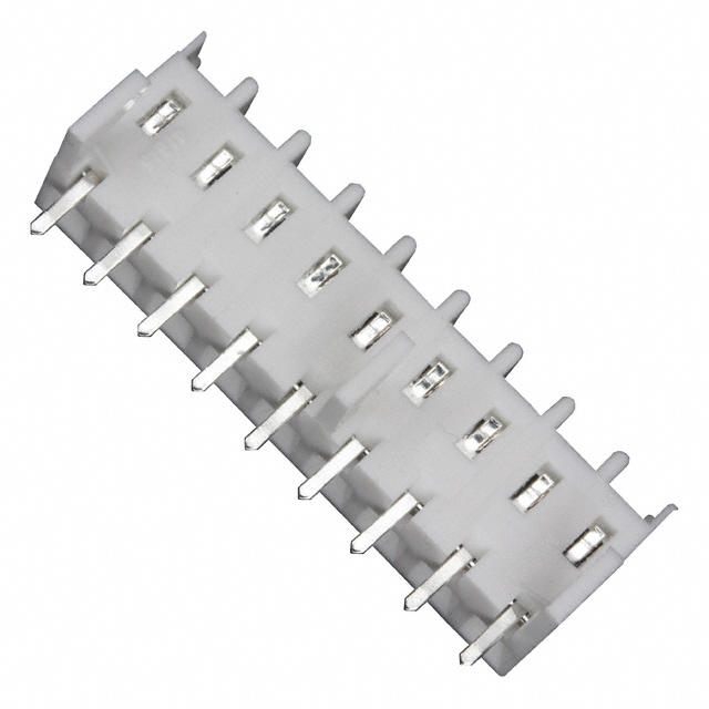 9 Position Receptacle, Bottom Entry Connector 0.156