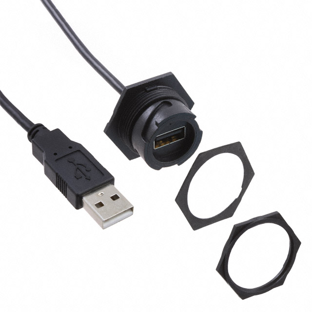 디바이스마트,케이블/전선 > USB 케이블 > USB 케이블(미분류),,0847290003,USB TYPE-A RECPT. PANEL MT CORD / Digi-Key Part Number : WM4351-ND