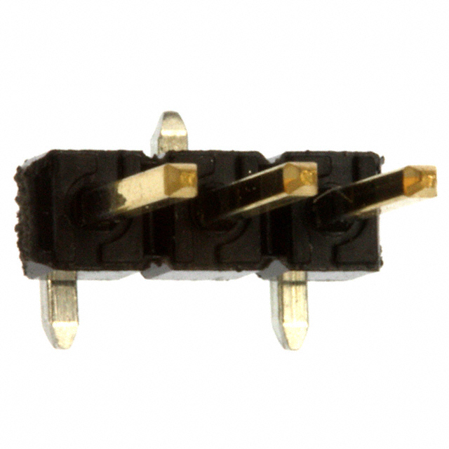 Connector Header Surface Mount 3 position 0.100 (2.54mm)