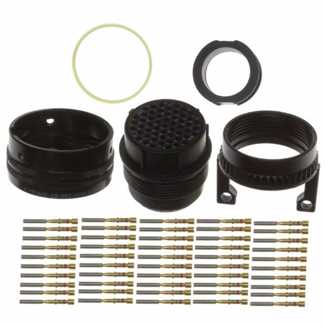 55 Position Circular Connector Plug, Female Sockets Crimp