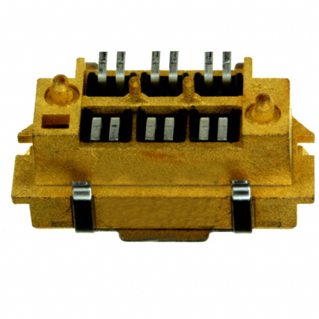 12 Position Connector Differential Pair Array, Male Surface Mount Gold