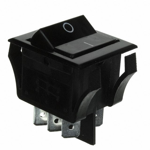 Rocker Switch DPDT 15A (AC) 125 V Panel Mount, Snap-In