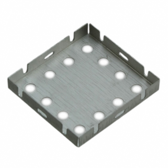 RF Shield Cover 0.514 (13.06mm) X 0.552 (14.02mm) Vent Holes in Pattern Snap Fit