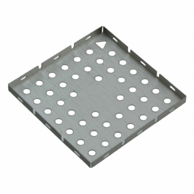 RF Shield Cover 1.050 (26.67mm) X 1.050 (26.67mm) Vent Holes in Pattern Snap Fit