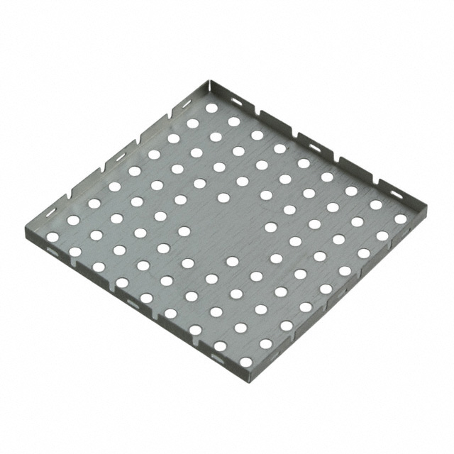 RF Shield Cover 1.278 (32.46mm) X 1.278 (32.46mm) Vent Holes in Pattern Snap Fit