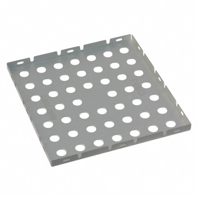 RF Shield Cover 1.344 (34.14mm) X 1.468 (37.29mm) Vent Holes in Pattern Snap Fit