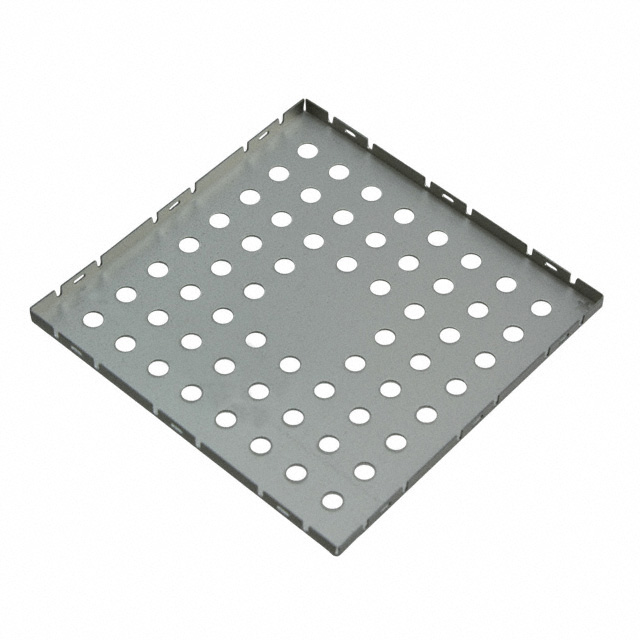 RF Shield Cover 1.765 (44.83mm) X 1.765 (44.83mm) Vent Holes in Pattern Snap Fit