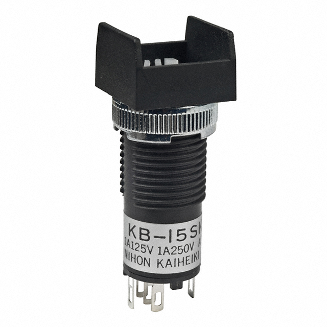 Pushbutton Switch SPDT Standard Panel Mount, Front