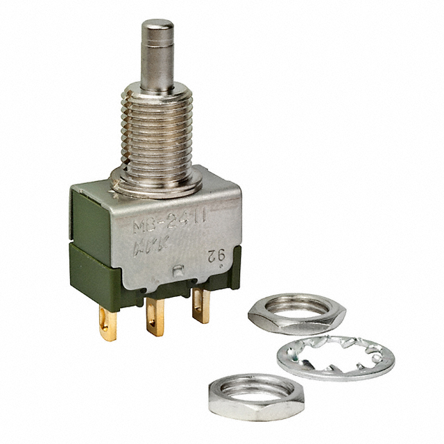 Pushbutton Switch SPDT Standard Panel Mount, Rear