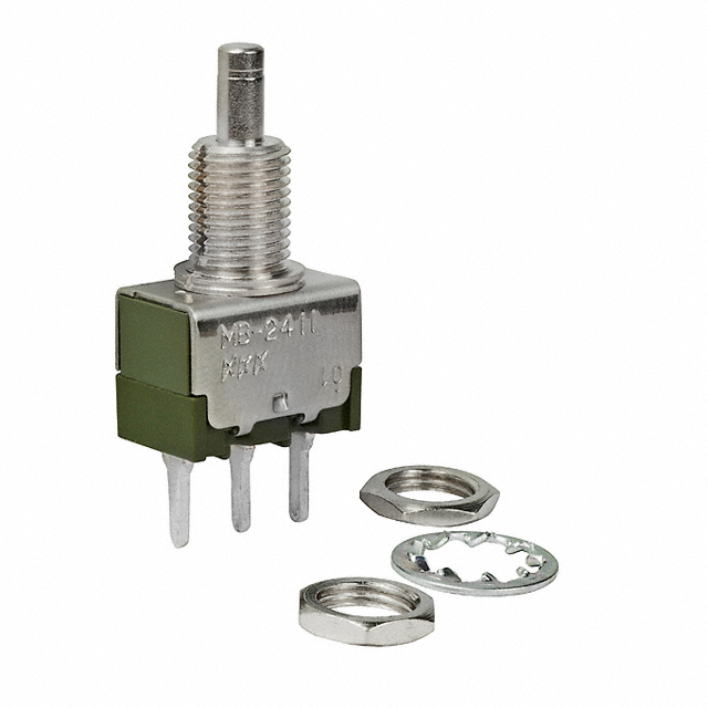 Pushbutton Switch SPDT Standard Panel Mount, Rear