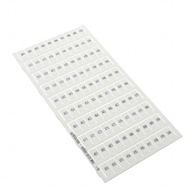 image of Terminal Blocks - Accessories - Marker Strips
