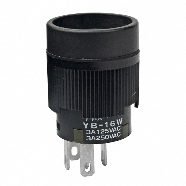 Pushbutton Switch SPDT Standard Panel Mount, Front