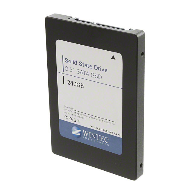 Solid State Drive (SSD) FLASH - NAND (MLC) 256GB SATA II 2.5 5V