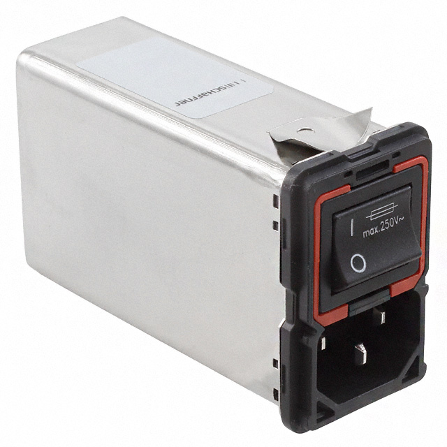 Power Entry Connector Receptacle, Male Blades - Module IEC 320-C14 Panel Mount, Snap-In