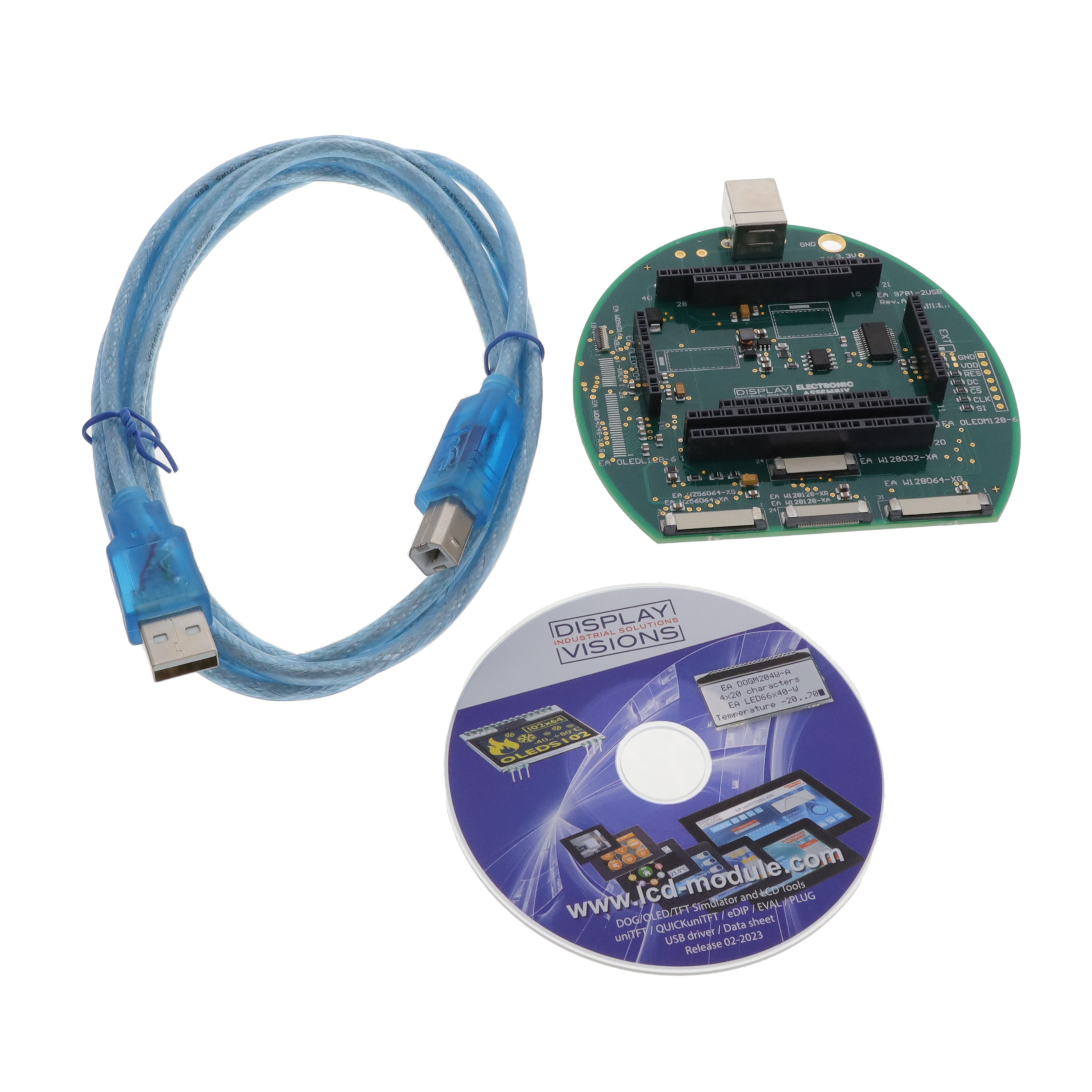 【EA 9781-2USB】USB-TEST BOARD FOR OLED