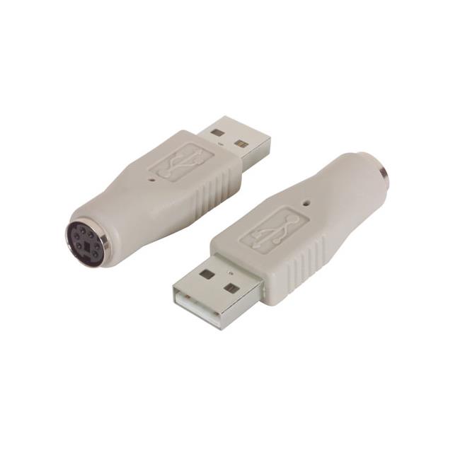 【UAD018MF】ADPT USB A-M/MINI DIN 6-F