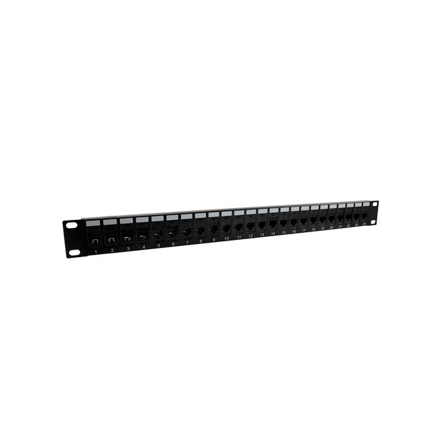 【PR175-C6A-24-CM】PNL,1U RACK W/24 C6A CPLR+CM