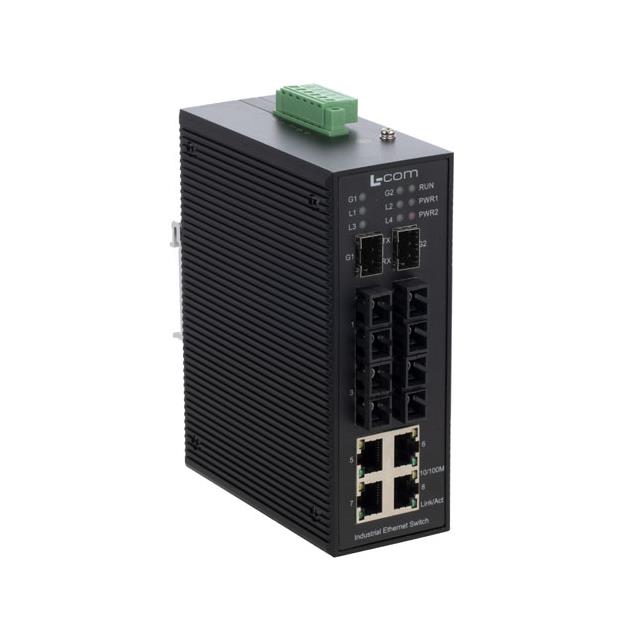 【IES-2210-S20-SFP】NTSWTC 4X 10/100TX RJ45, 4X 100F