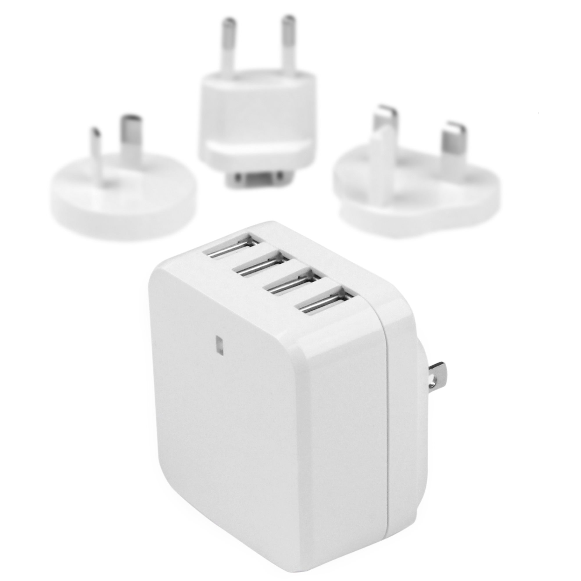 【USB4PACWH】4X USB WALL CHARGER 34W / 6.8A