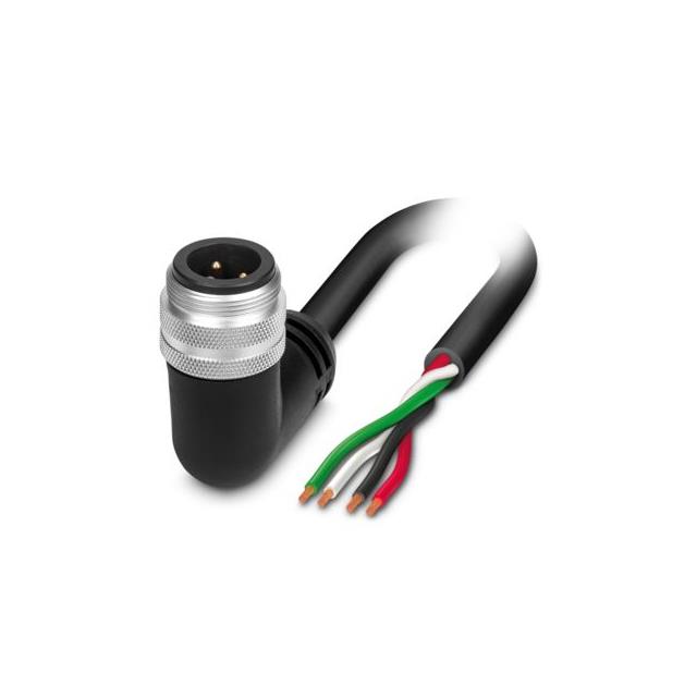 【1423285】CBL 4POS RCPT RA TO WIRE 32.8'