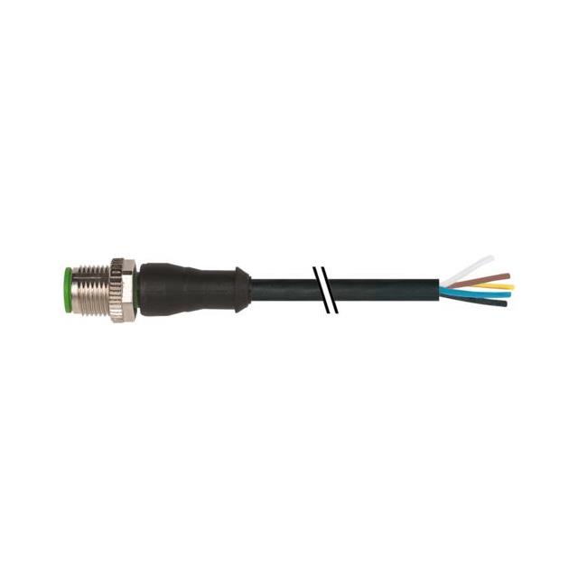 【7000-12041-6150300】M12 MALE 0 WITH CABLE, PVC 5X0.3