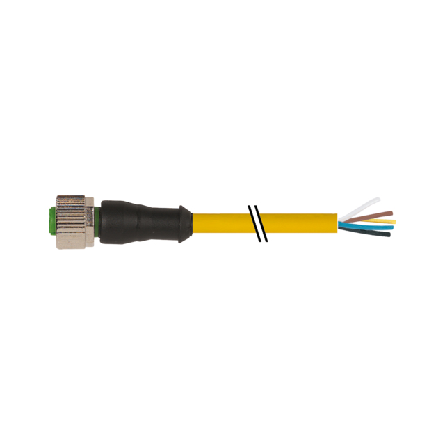 【7000-12241-0350100】M12 FEMALE 0 WITH CABLE, PUR 5X0