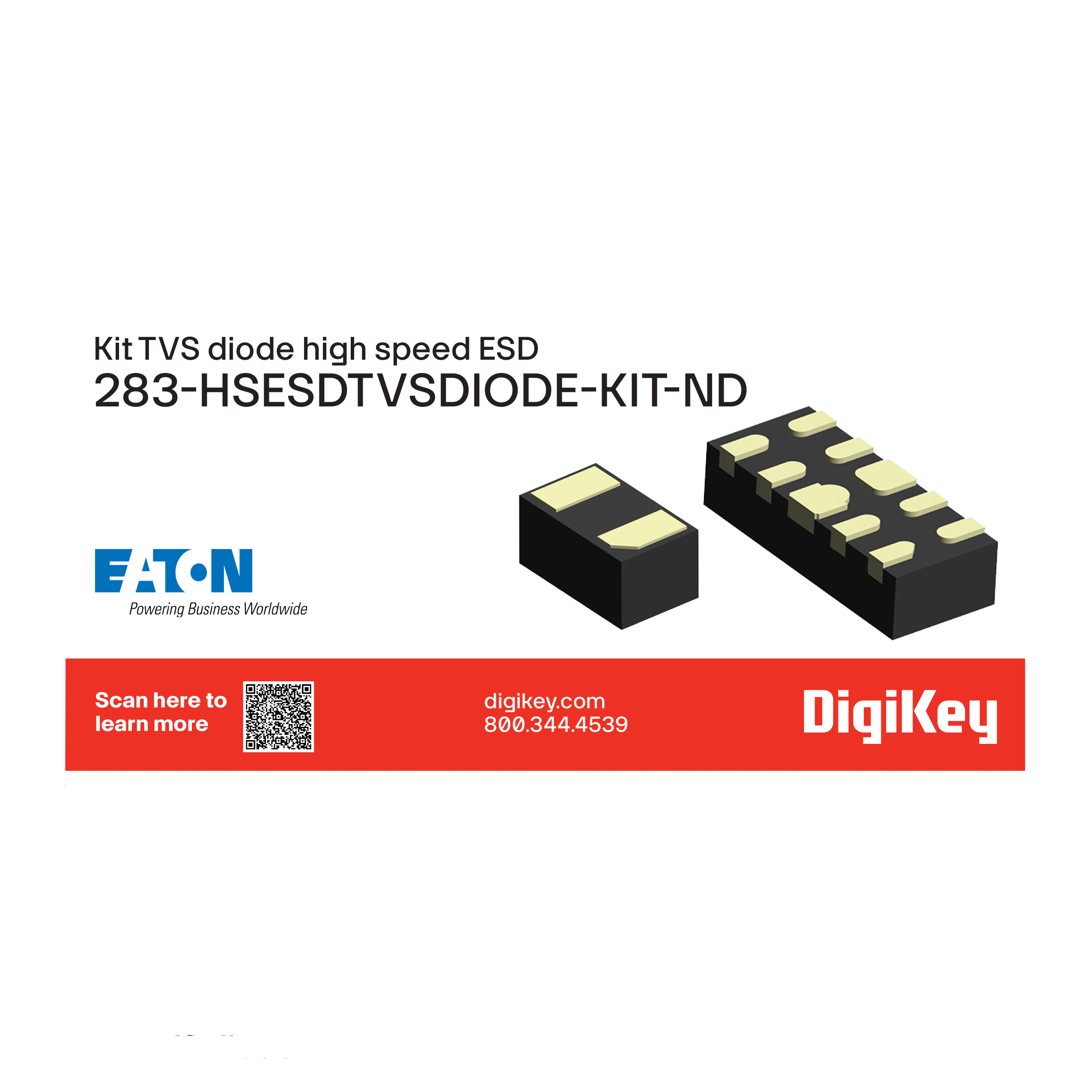 【HS ESD TVS DIODE KIT】KIT TVS DIODE  HIGH SPEED ESD