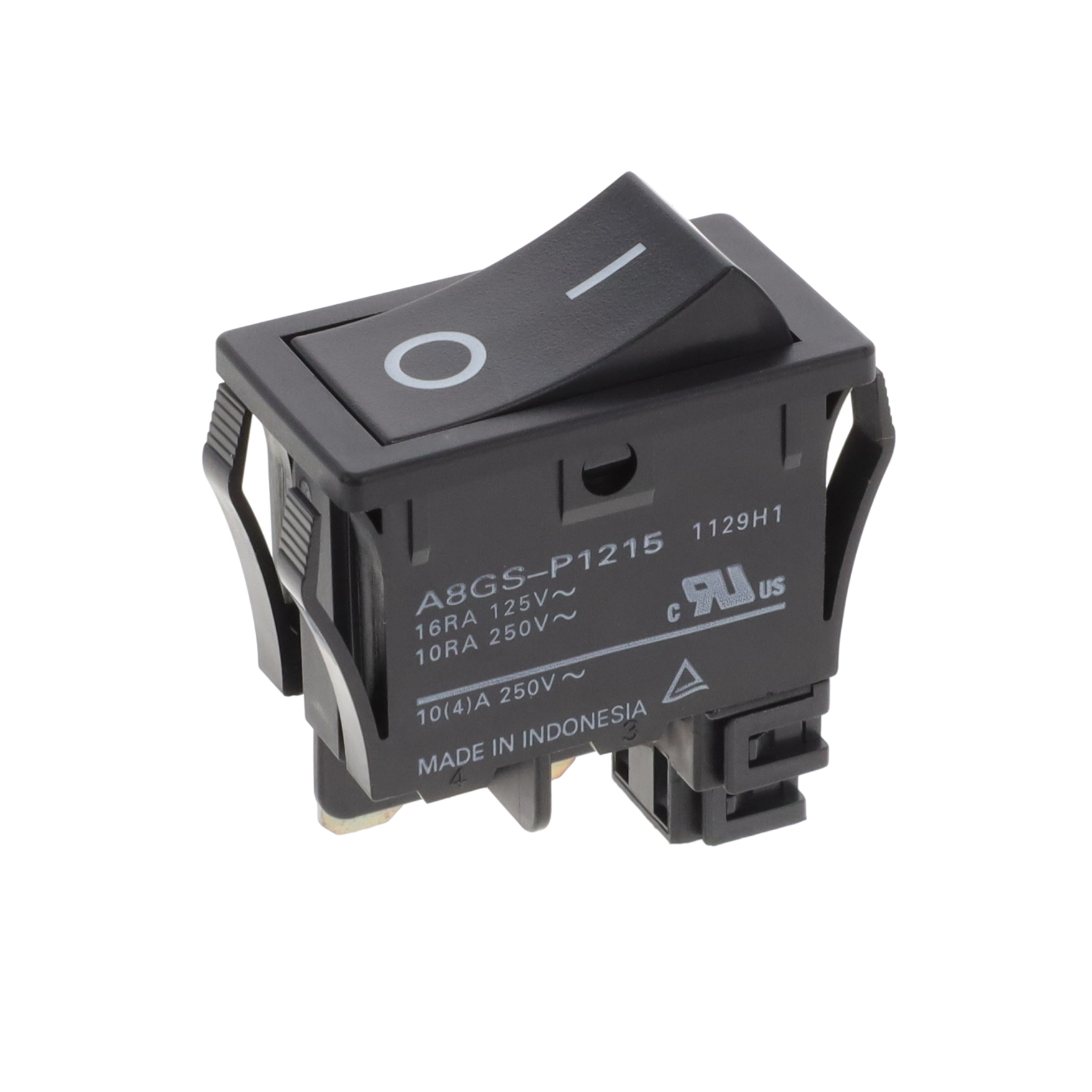 【A8GS-P1215】SWITCH ROCKER SPST 16A 125V