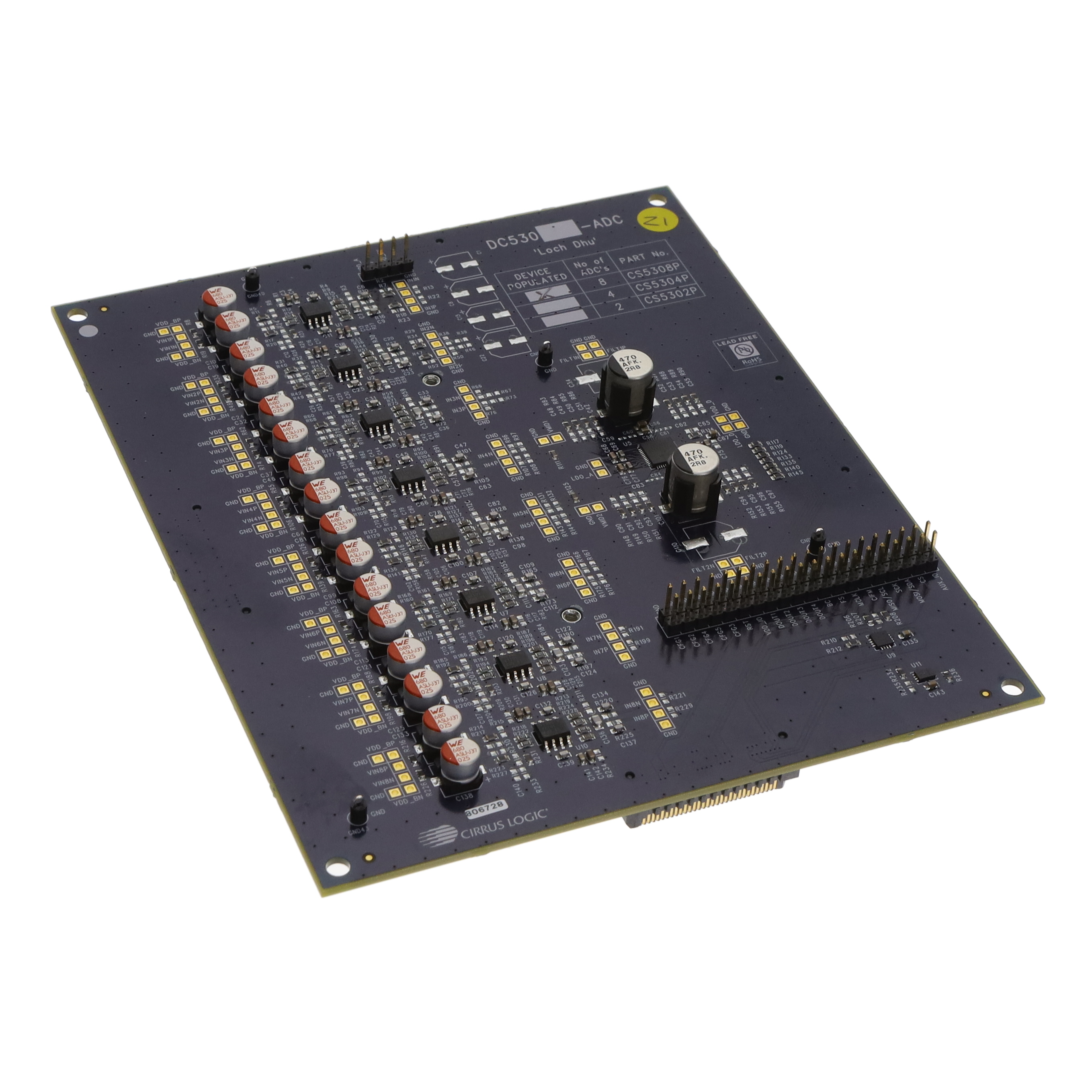 【DC5308P-ADC】EVAL BOARD FOR CS5308