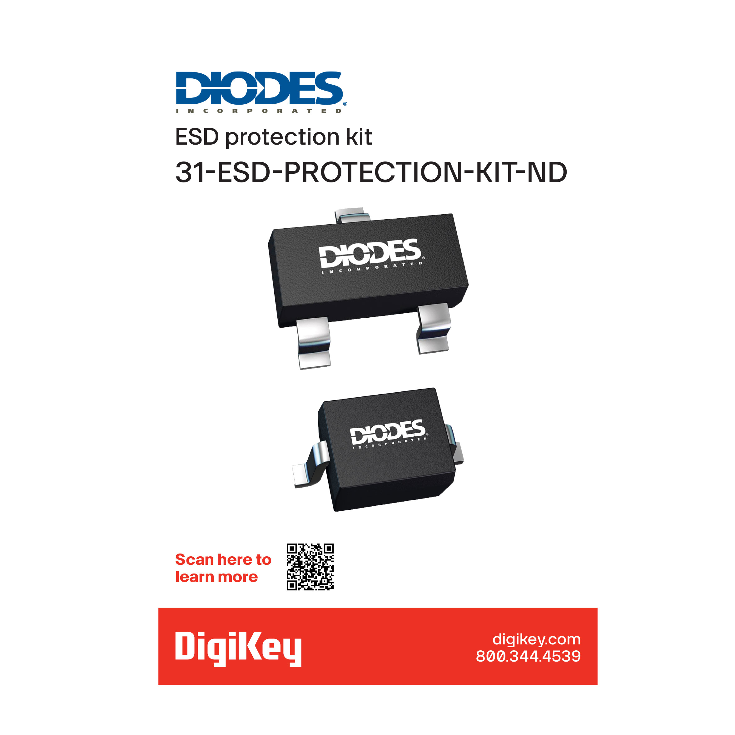 【ESD PROTECTION KIT】DIODES PROTECTION KIT