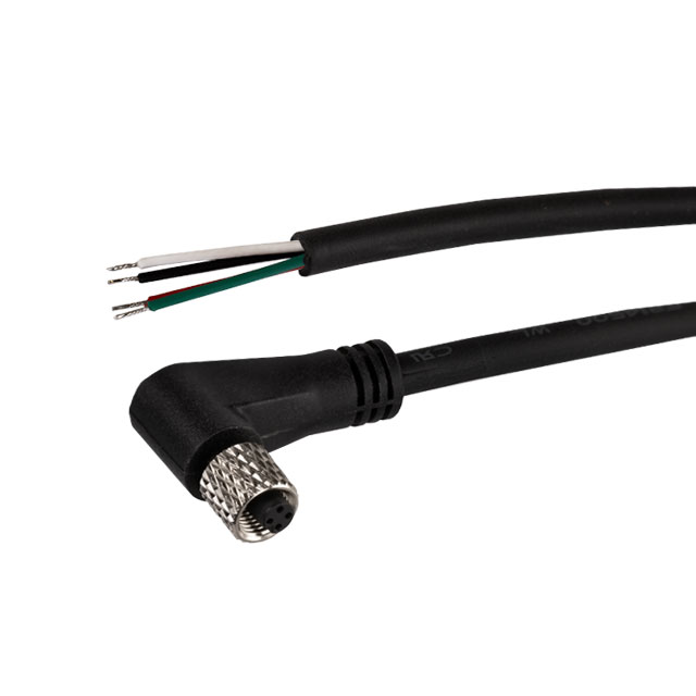 【BC-M5GA4BP01020M】CBL 4POS PLUG RA TO WIRE 6.56'