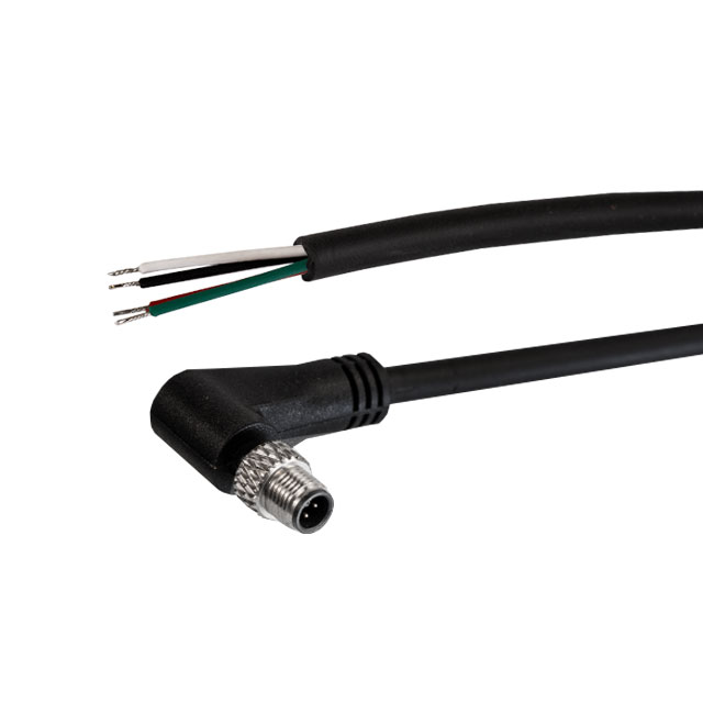 【BC-M5NA4BP01020M】CBL 4POS RCPT RA TO WIRE 6.56'