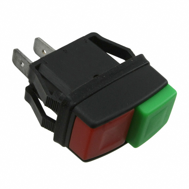 Pushbutton Switch SPST Standard Panel Mount, Snap-In