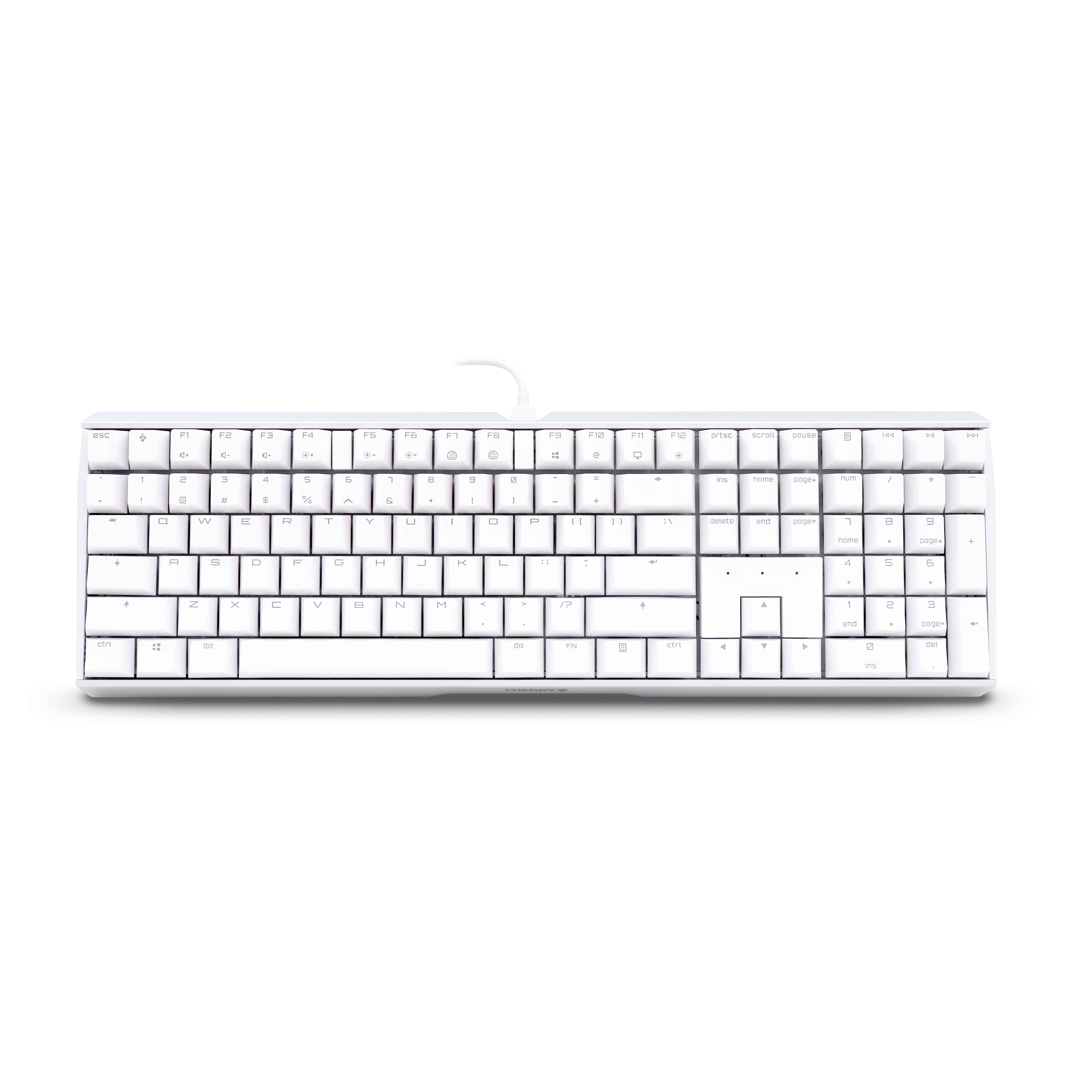 【G80-3874HXAUS-0】CHERRY MX 3.0S, RGB, WHITE HOUSI