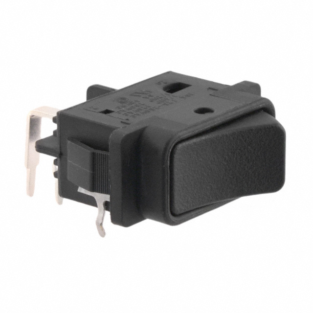 Rocker Switch DPST 16A (AC), 6A (DC) 125 V Panel Mount, Snap-In, Right Angle