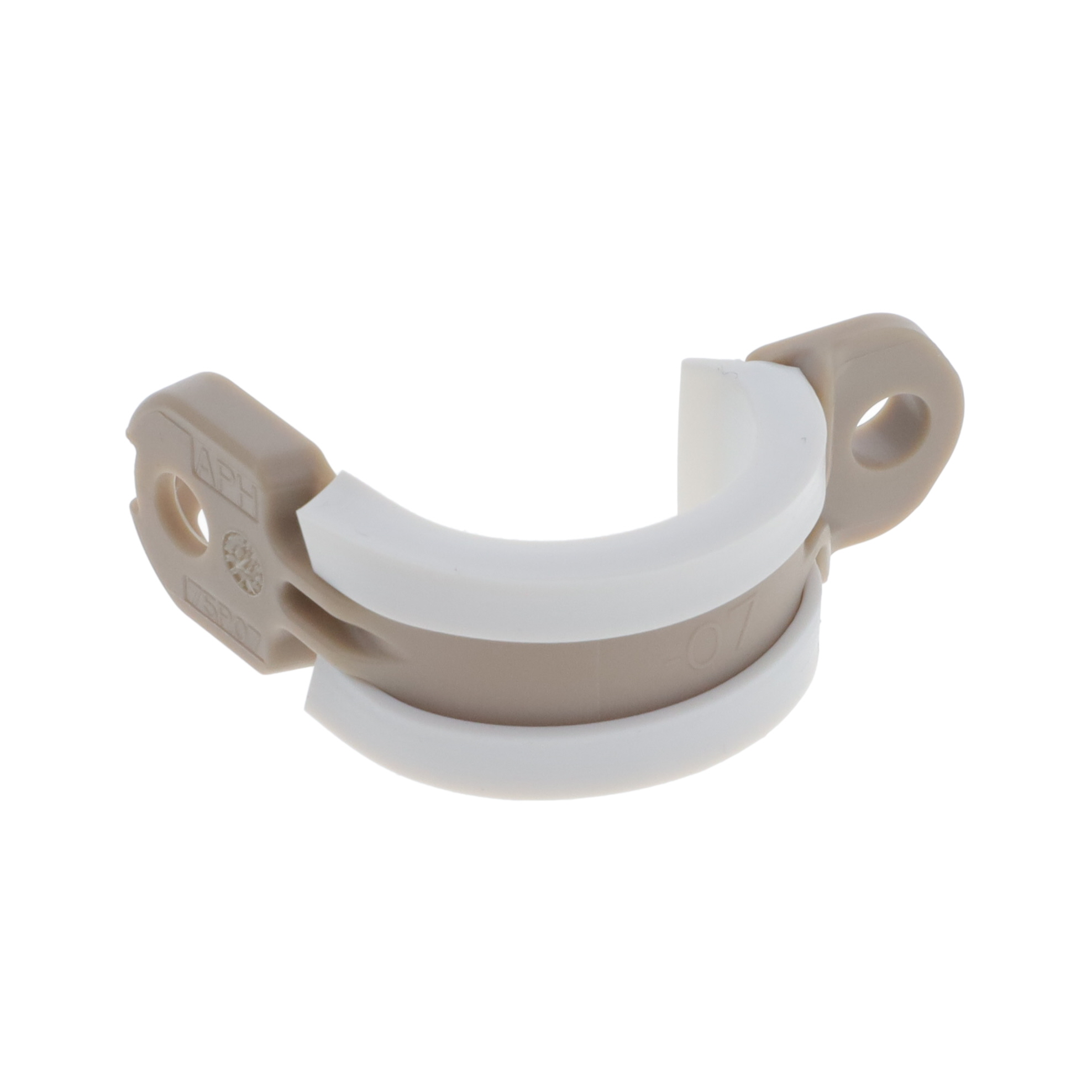 CBL CLAMP P-TYPE WHITE FASTENER