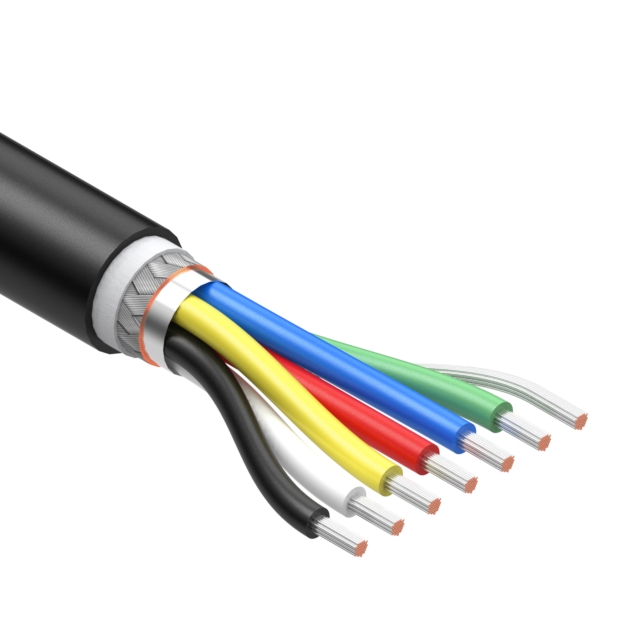 【30-03023】CABLE 6COND 24AWG BLK SHLD TPU