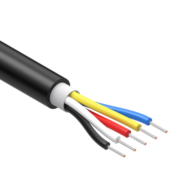 【30-03086】CABLE 5COND 22AWG BLACK TPU