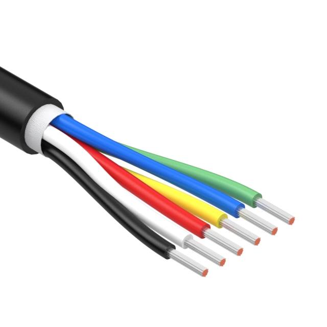 【30-03095】CABLE 6COND 24AWG BLACK TPU