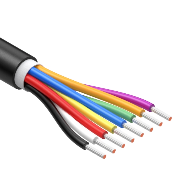 【30-03111】CABLE 8COND 24AWG BLACK TPU